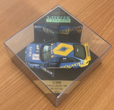 Vitesse L136B, Renault Laguna 1995, Will HOY #22 BTCC. 3782 OF 5000. 1:43.