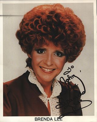 Brenda Lee signed in 10X8 inch colour photo dedicated.