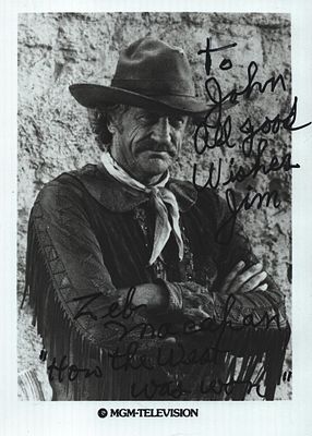 Zeb Machahan signed 7x5inch black and white photo. Dedicated.