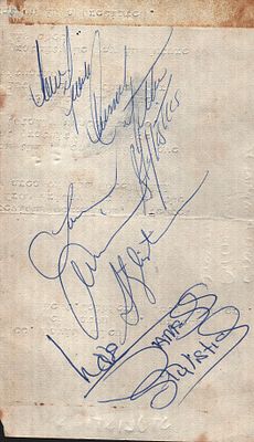 The Stylistics Signed Page