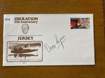 Music Dame Vera Lynn signed 40th ann Liberation of Jersey FDC, not postmarked. Good condition Est.