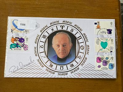 Its Magic Paul Daniels signed 2005 Internetstamps official Magic FDC. Good condition Est.