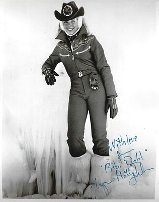 Lynn Holly Johnson signed 10x8 inch black and white photo from James Bond