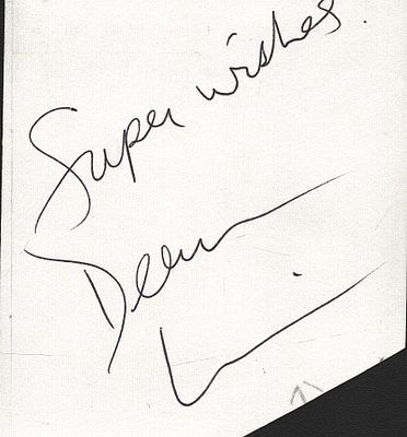 Dean Cain Irregular cut signature piece