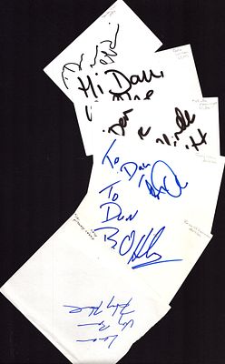 Collection of signature pieces, includes Stanley Tucci, Dale Winton, Harry Hamlin and others.