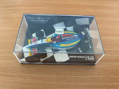 Jordan Puegot EJR 195 E. Irvine Minichamps model car, 1:43.
