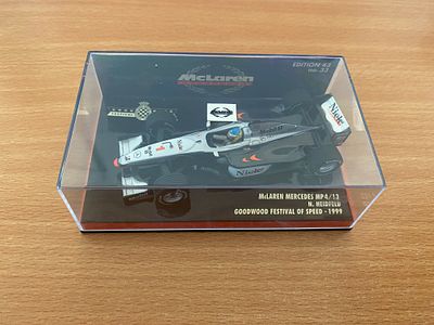 McLaren Mercedes MP4/13 N. Heidfeld Goodwood Festival of Speed 1999 Minichamps model car, 1:43.