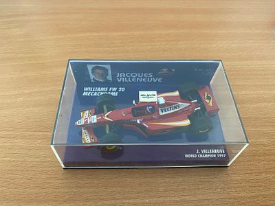 Williams FW 20 Mecachrome J. Villeneuve World Champion 1997 Minichamps model car, 1:43.