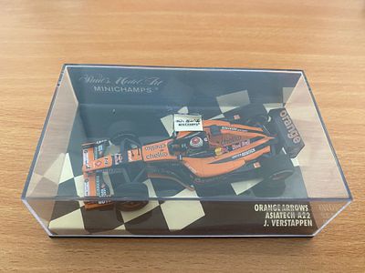 Orange Arrows Asiatech A22 J. Verstappen Minichamps model car, 1:43.