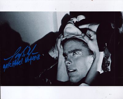 James Winburn signed Halloween 10x8inch black and white photo.