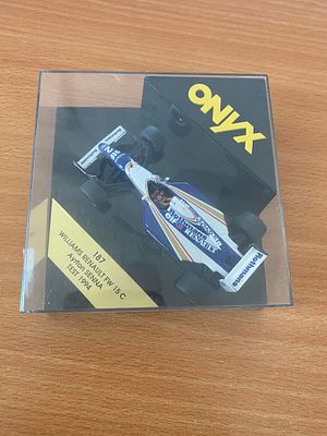202C Williams Renault French Grand Prix ONYX model car, 1:43.