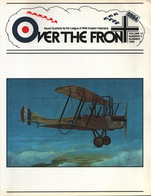 Over The Front Volume 11 Number 2 Summer 1996 Paperback Book. Issued Quarterly by the league of 