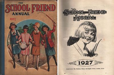 The School Friend Annual 1927 Hardback Book. Issued from The Fleetway House, Farringdon Street 
