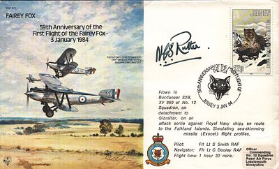 N C S Rutter, Air Vice Marshal signed FDC. CB CBE ENG FInst Mech E FRAeS RAF (Ret'd) 59th 