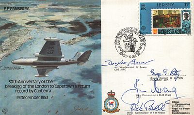 Douglas Bower, Air Vice-Marshal CBE AFC, G. G. Petty Group Cpt DSC DFC AFC, J. McD Craig Wing 