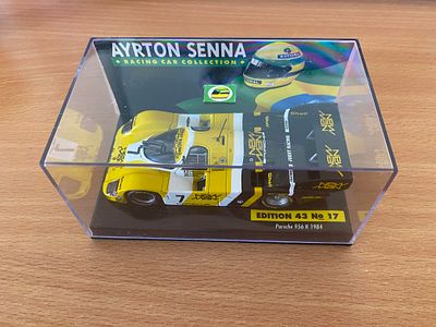 Porsche 956K A. Senna 1984 Minichamps model car, 1:43.