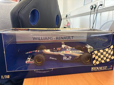 Williams Renault F1 J. Villenueve F015 Champion Dumond 92-97 Renault model car, 1:18.