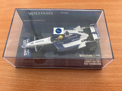 Williams F1 BMW Launch car 2002 R. Schumacher Minichamps model car, 1:43.