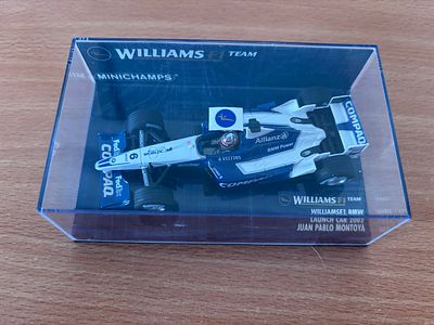 Williams F1 BMW Launch car 2002 J. P. Montoya Minichamps model car, 1:43.