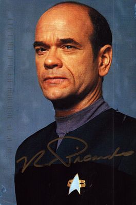 Robert Picardo signed 6x4 inch colour photo
