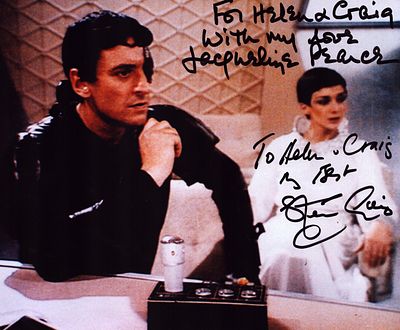 Jacqueline Pierce and Stephen Greif signed 10x8 inch colour photo