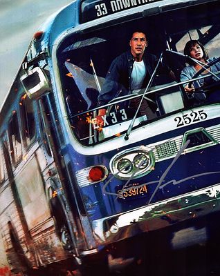Keanu Reeves signed 10x8inch colour photo