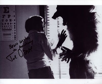 Joe Dante signed "The Howling" 10x8inch black and white photo.