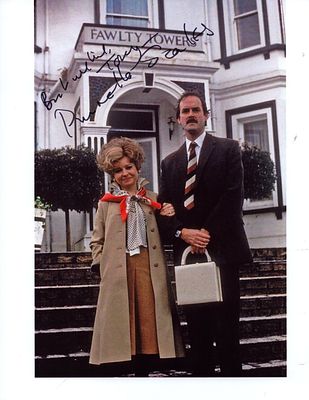 Prunella Scales signed Fawlty Towers 10x8inch colour photo.