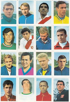 Lot of FKS World Cup 1970 Stickers ; A superb lot of 125 stickers cards issued by FKS 