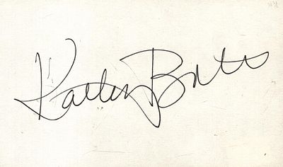 303) KATHY BATES Actress signed White Card