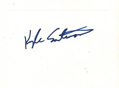 313) KYLE EASTWOOD Actor/Singer signed White Card