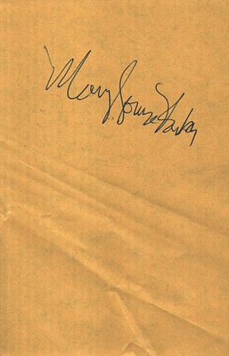 336) MARY-LOUISE PARKER Actress signed Yellow Page &pound;6-8