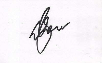 338) WILL POULTER Actor signed White Card &pound;8-10