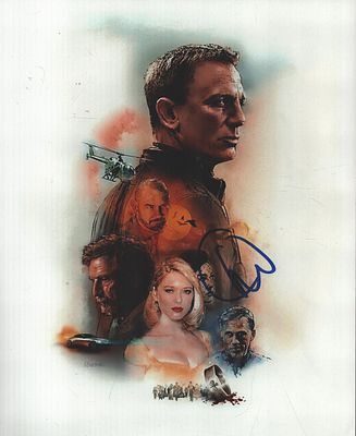 345) CHRISTOPHER WALTZ Actor signed 007 James Bond Spectre 8x10 Photo &pound;14-16