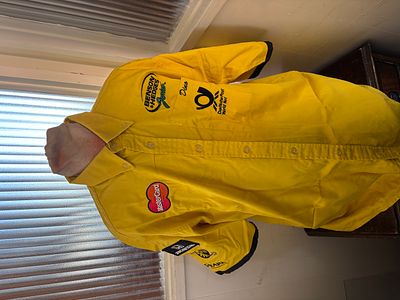 Benson & Hedges Yellow Shirt embroidered 'Dino', Jordan Team Only Issue, size XL.