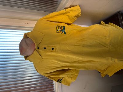 Benson & Hedges Yellow Polo shirt, Jordan Team Only Issue, size XXL.