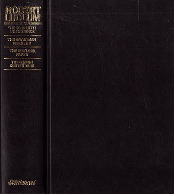 Robert Ludlum, 4 story collection. First Edition Hardback. Octopus Books, 1985.