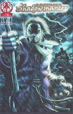 G P Taylors Shadow Mancer Preview Edition programme.