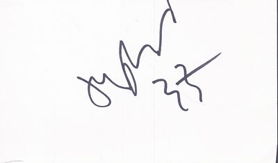 Manuel Fernandes signed Signature Piece.