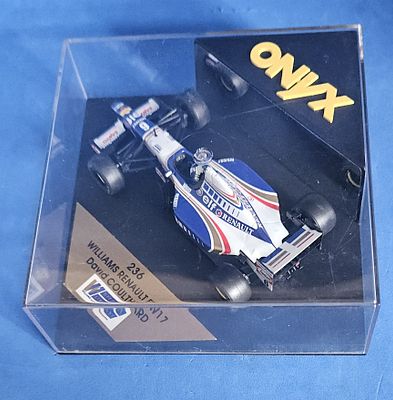 Williams Renault FW17 David Coulthard. Onyx 236 1:43 Model. With Display Case.