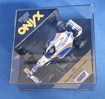 Williams Renault FW17 Damon Hill. Limited Edition G.P. Portugal 24.09.95 Onyx 255 1:43 Model. 
