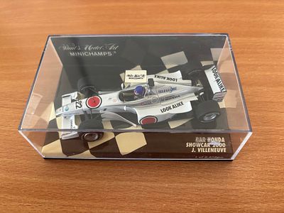 Bar Honda Showcar 2000 J. Villeneuve Minichamps model car, 1:43.