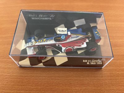 Bar 01 Supertec M. Salo Minichamps model car, 1:43.