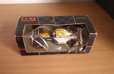 Williams Renault FW14 N Mansell model, F1 '92 collection, by Onyx 5000, 1:24, in original box 