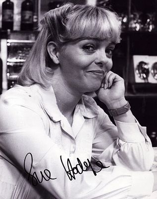 Allo Allo Sue Hodge as Mimi b/w signed 10 x 8 photo. Sue Hodge (born 4 June 1957) is an English 