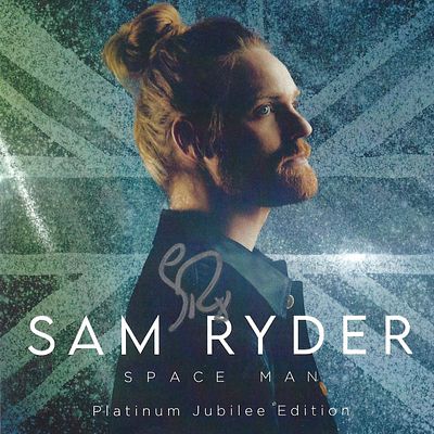 Sam Ryder Signed Spaceman CD sleeve