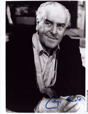 George Cole signed 10X8 inch black and white Photo