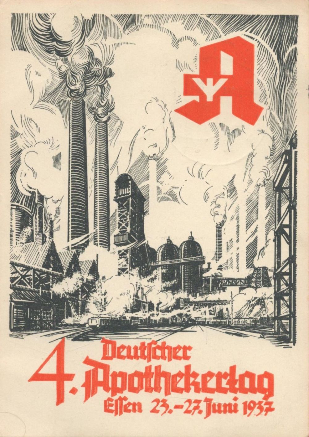 Lot 539: 23-27 June 1937 Fourth Germany Pharmacists Day with...