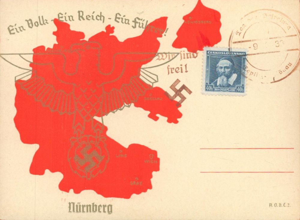 Lot 545: 9 10 38 Teblitz ( Now Teplice) -The...