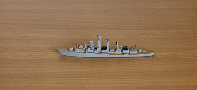 Kashin 141 ship model, made in West Germany, no box.
